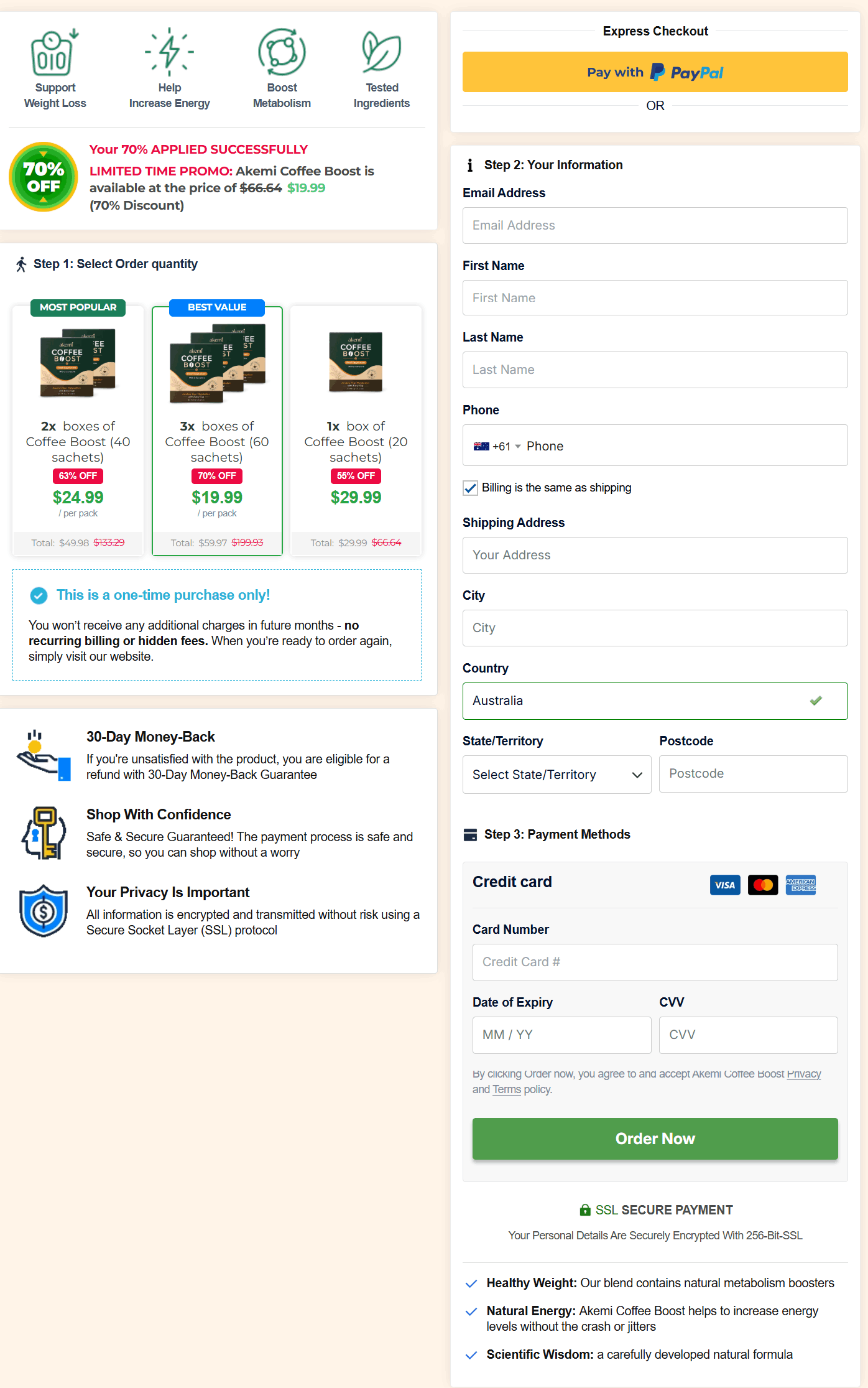 akemi coffee boost order now